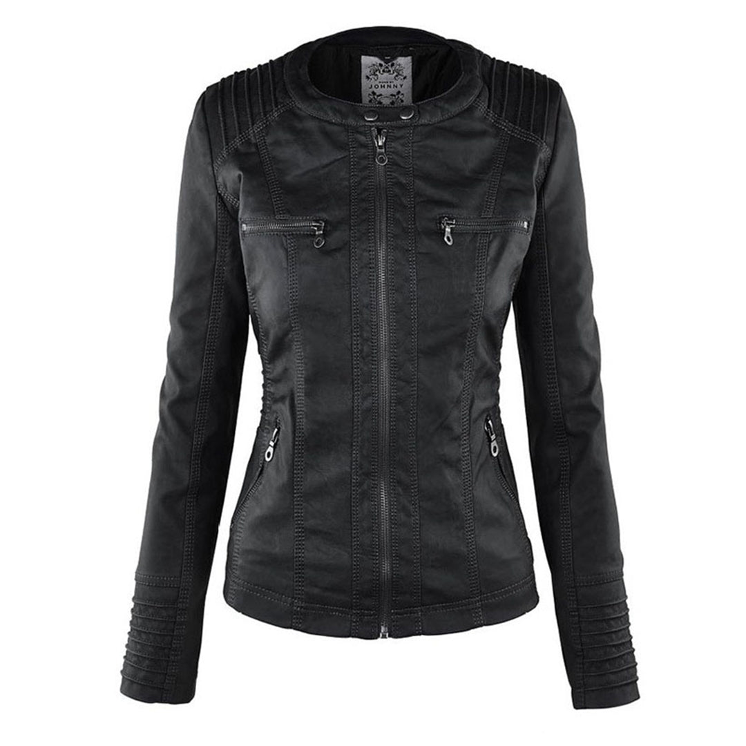 Vanessa ™ - Vegan Leather Winter Jacket