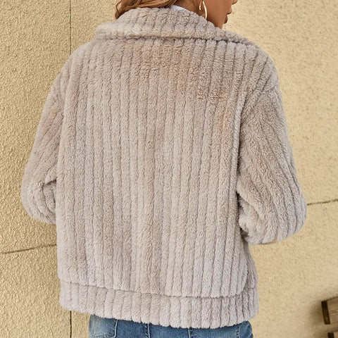 LINETTE | CASUAL PLUSHY CARDIGAN