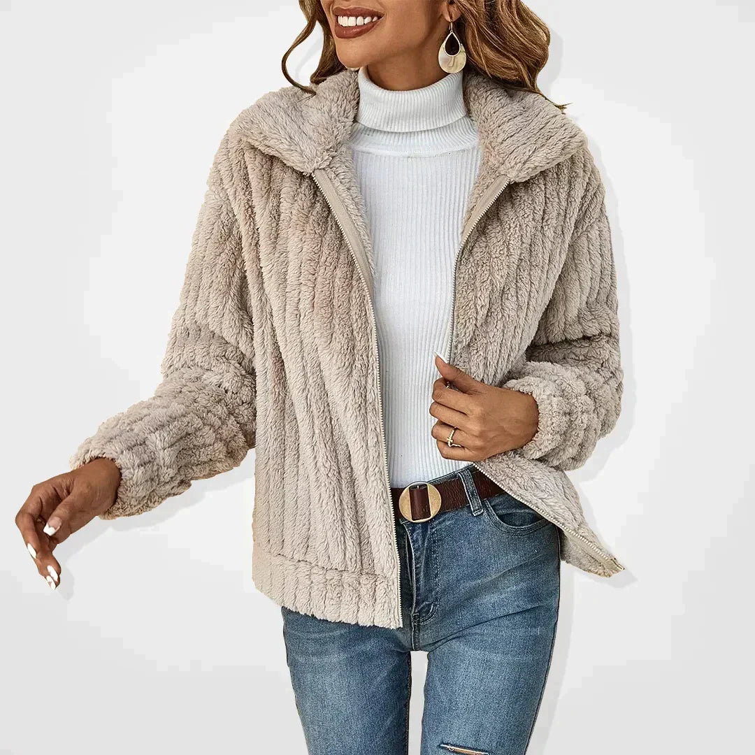 LINETTE | CASUAL PLUSHY CARDIGAN