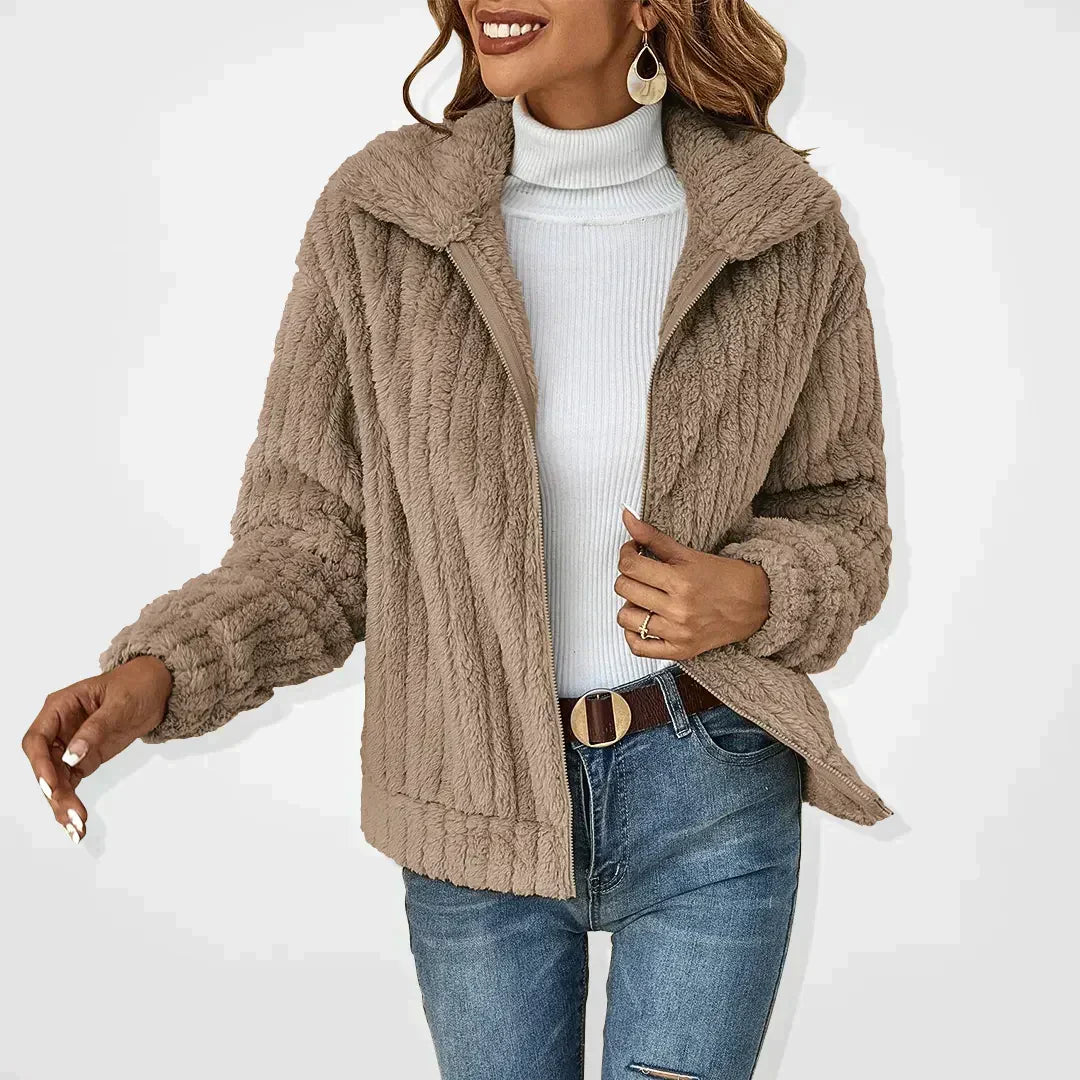 LINETTE | CASUAL PLUSHY CARDIGAN