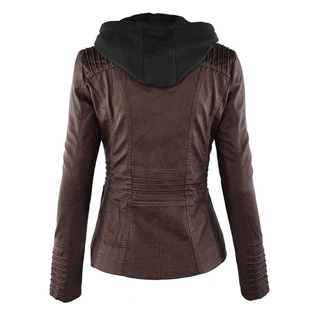 Vanessa ™ - Vegan Leather Winter Jacket