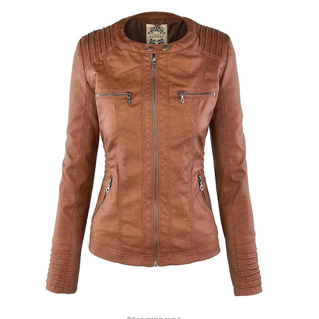 Vanessa ™ - Vegan Leather Winter Jacket