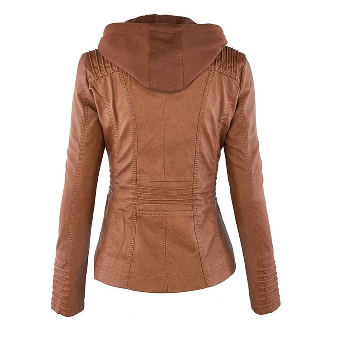 Vanessa ™ - Vegan Leather Winter Jacket